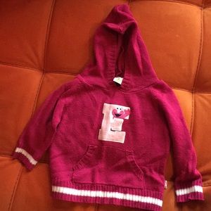 Girls 3T Sesame Street elmo sweater! Rare!
